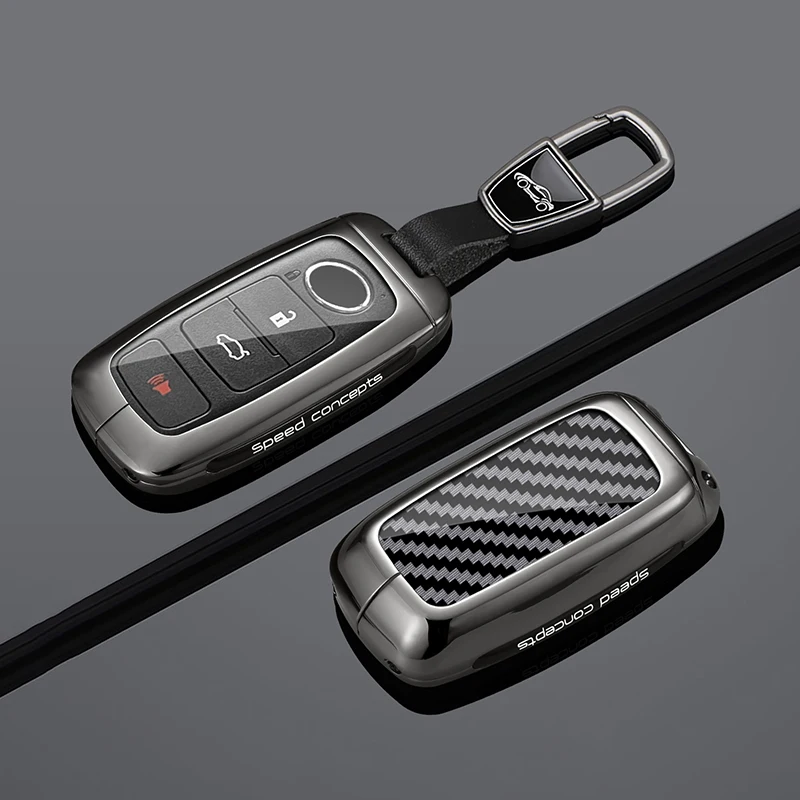 Car Accessories Malaysia - Чехол-брелок из цинкового сплава и кожи
