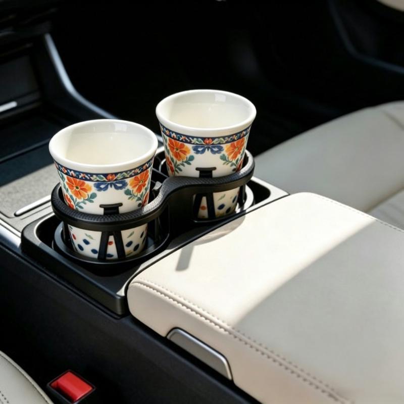 Car Cup Holder Expander - Новый расширитель для автомобильных подстаканников 2-в-1,
