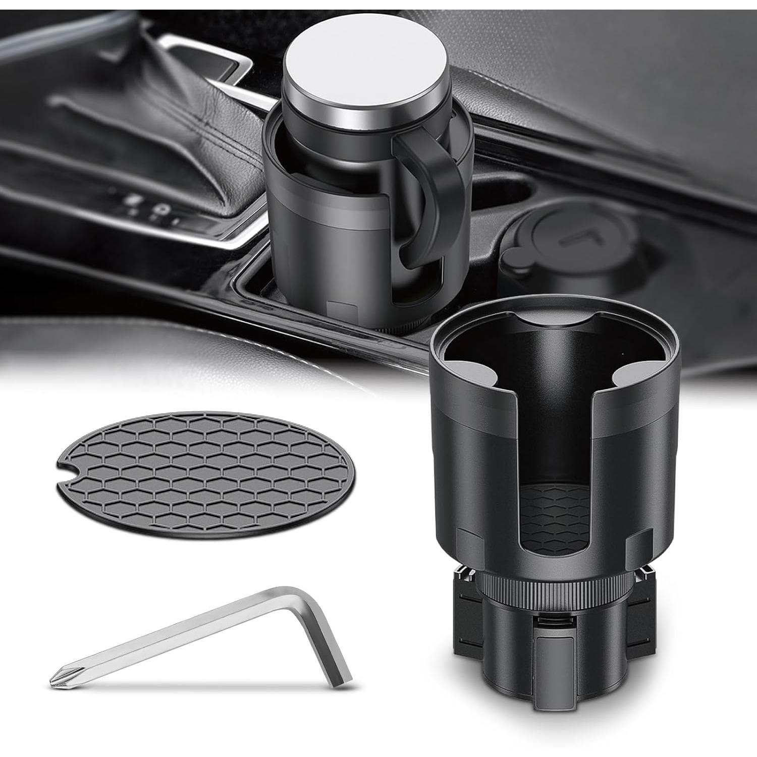 Car Cup Holder Expander - Расширитель для автомобильных подстаканников Nilight, улучшенный