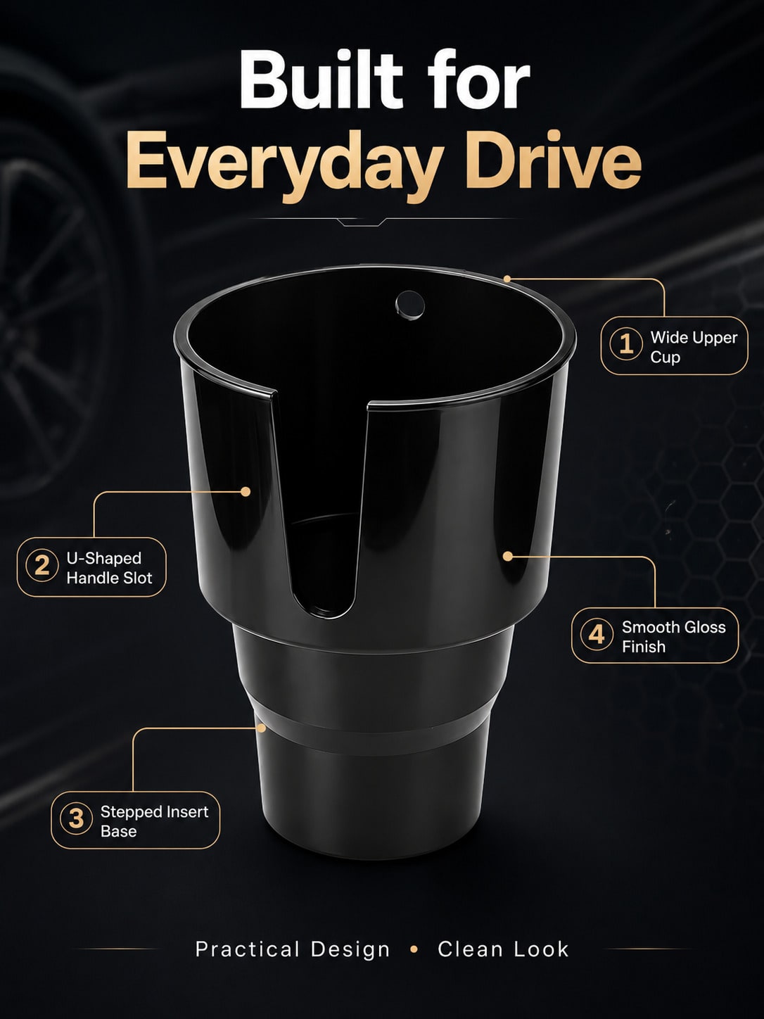 Адаптер-расширитель для автомо – обзор и цена Car Cup Holder Expander